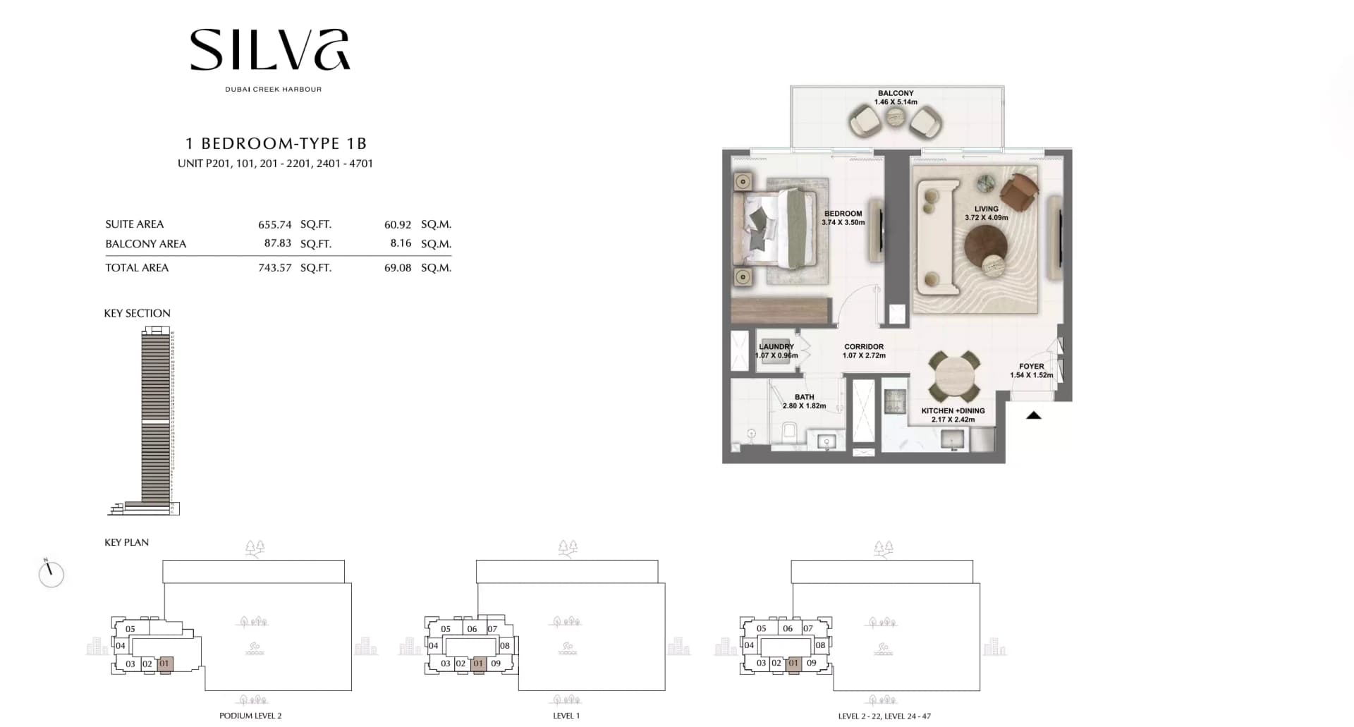 1 Bedroom Apartment