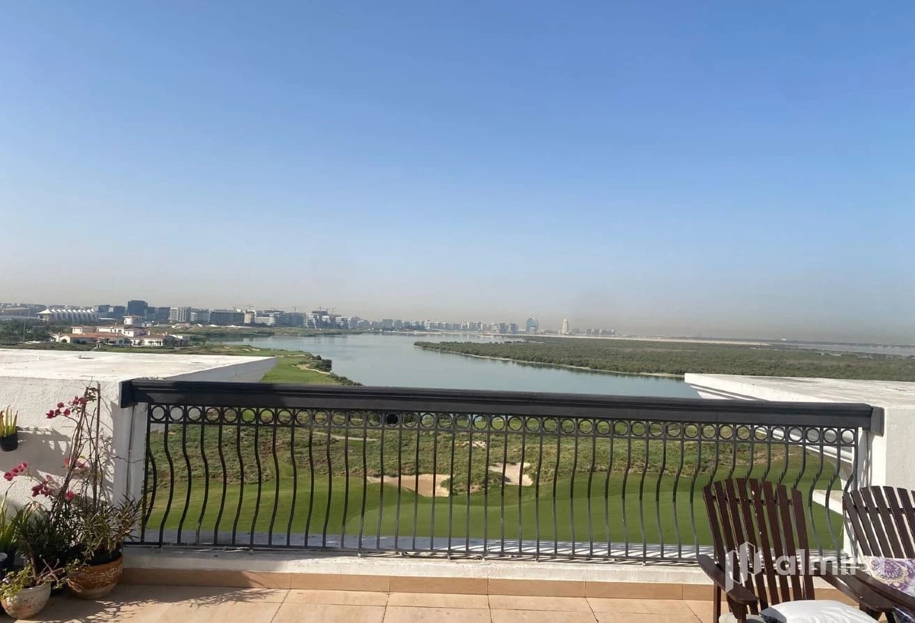 Golf and Sea View | Unfurnished | 3BR+Maid