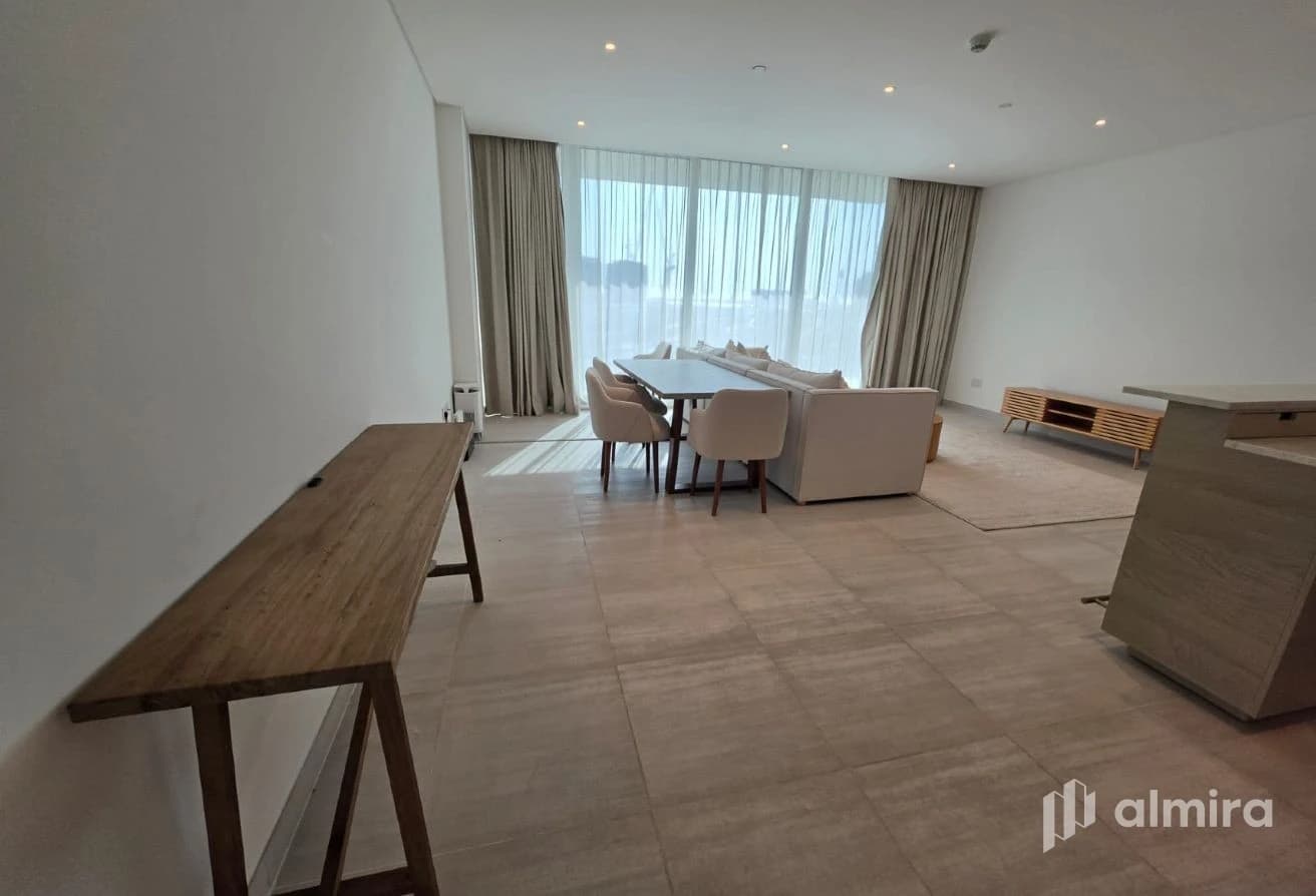 Simplex |Sea and Zayed Museum View| Semi Furnished