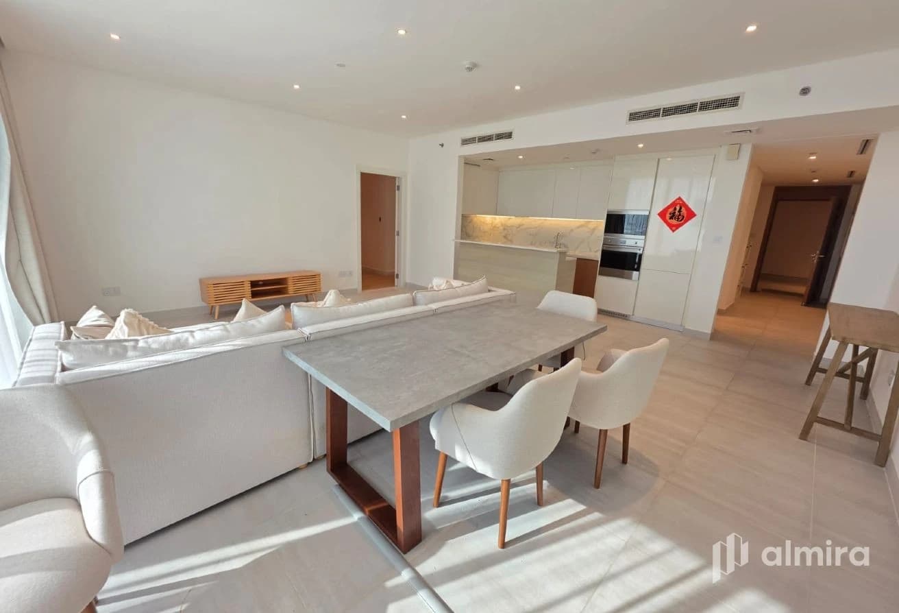 Simplex |Sea and Zayed Museum View| Semi Furnished