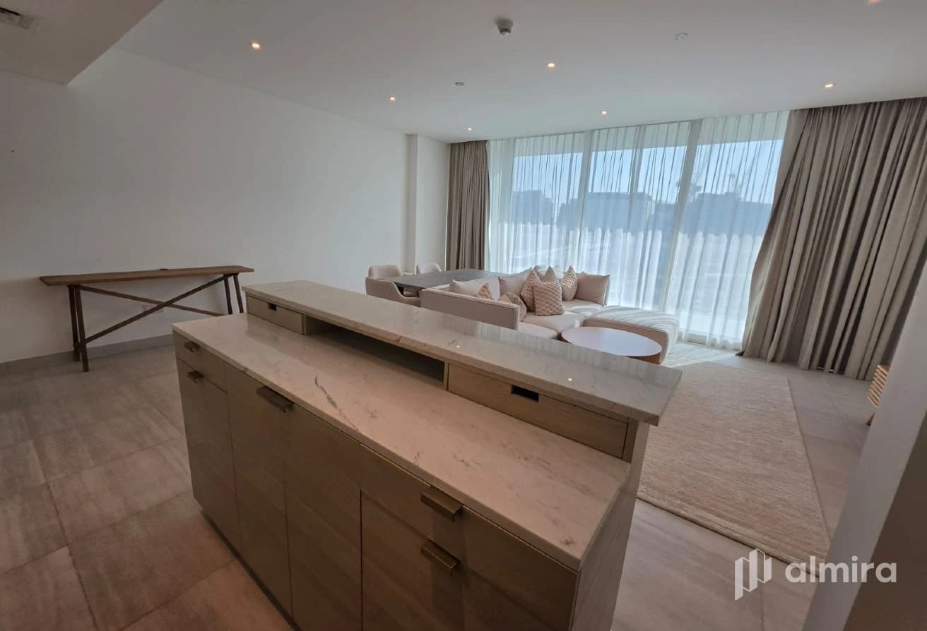 Simplex |Sea and Zayed Museum View| Semi Furnished