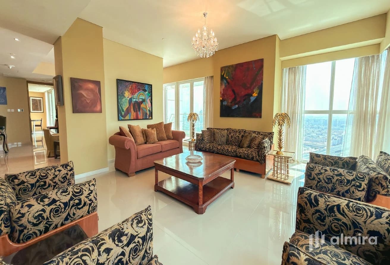 4BR+Maids Duplex | High Floor | Sea View
