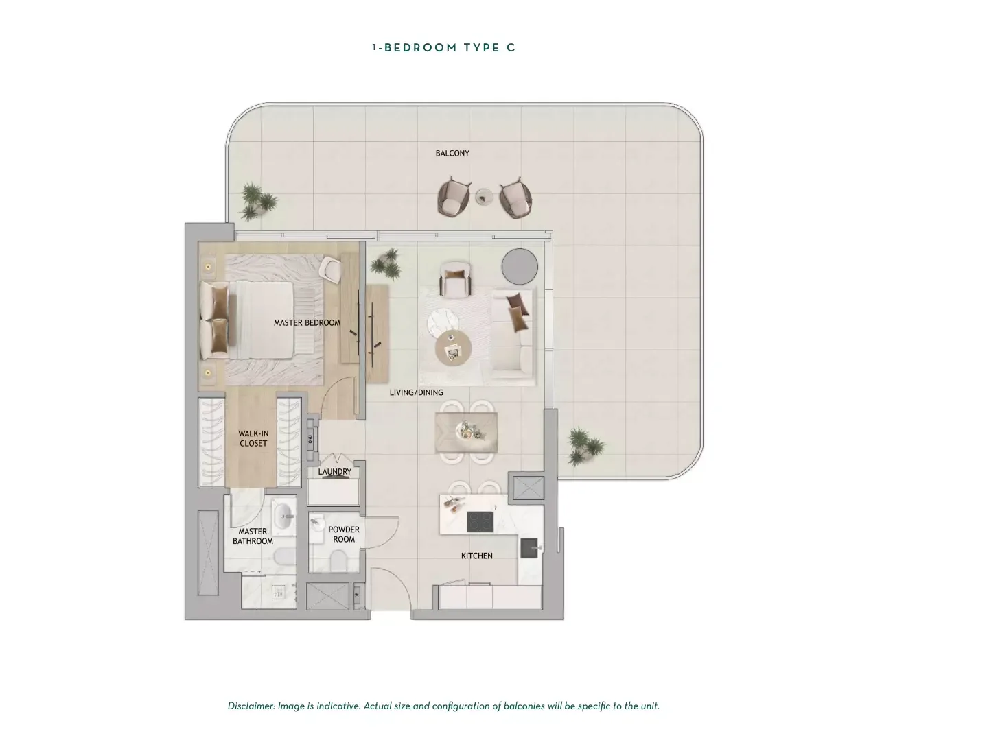 Fahid Beach Residences — floor plan 1